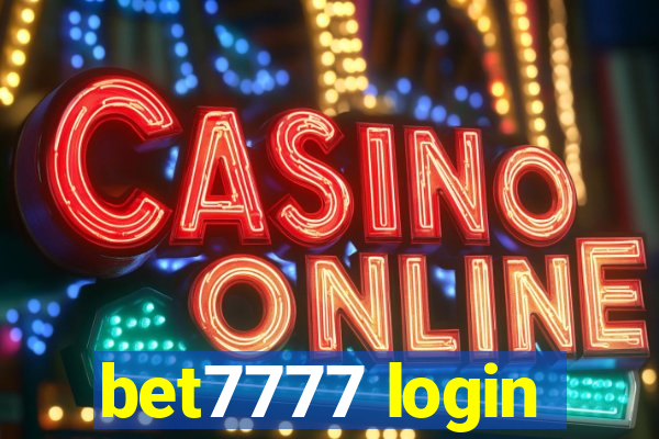 bet7777 login